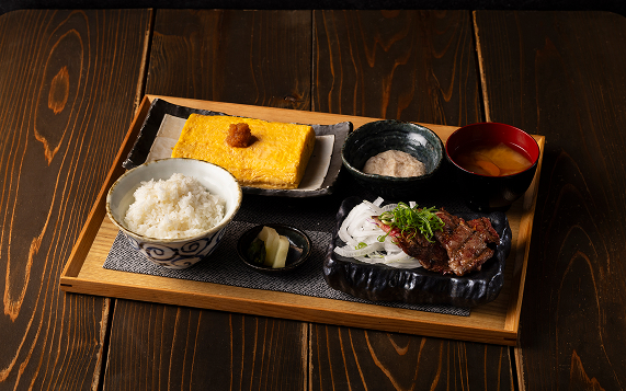 焼肉とろろ＆だし巻き定食